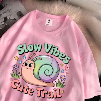 Slow Vibes Oversize Drop Shoulder T-Shirt