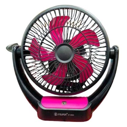 JYSUPER JY-2523 Rechargeable Wind Up-Down Movable Desk Fan