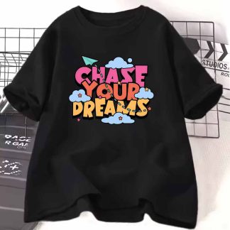 Chase Your Dreams Oversize Drop Shoulder T-Shirt