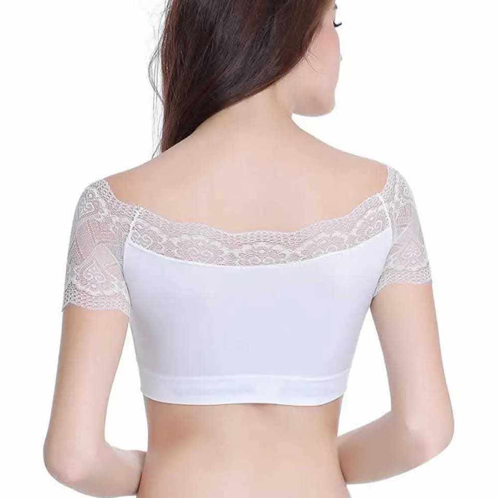 Women Intimates Sexy Tube Tops Underwear Short Sleeve Crop Bra