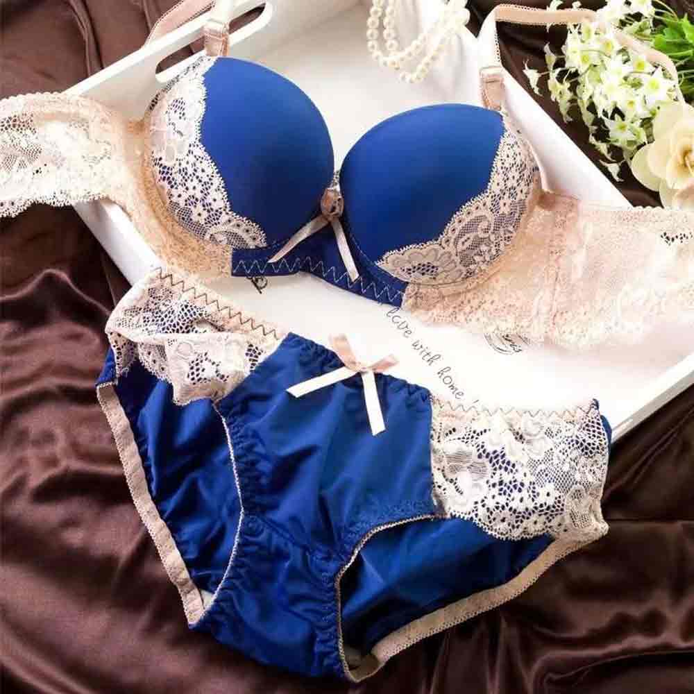 Hot Women's Underwear Lace Embroidery Bra Sets