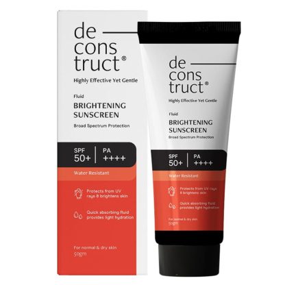 Deconstruct Brightening & Glow Sunscreen SPF 50+ And PA++++