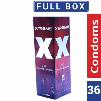 Xtreme 3 in 1 Premium Condom Full Box - 3x12=36pcs