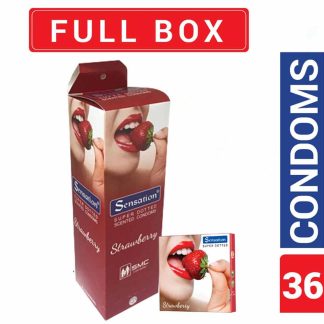 Sensation Classic Dotted Condom Full Box - 36pcs