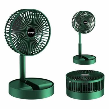 Portable USB Folding Fan Retractable Floor Standing Fan