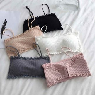 Seamless Cotton Bra Breathable Soft Tube