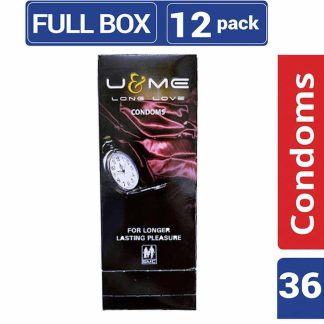 U&Me - Long Love Condom Full Box - 3x12=36pcs