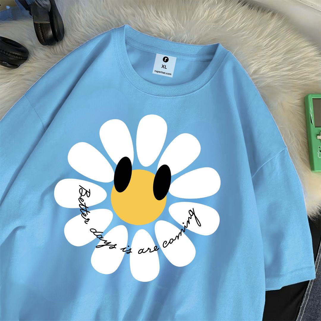 Better days is are Coming drop shoulder t-shirt