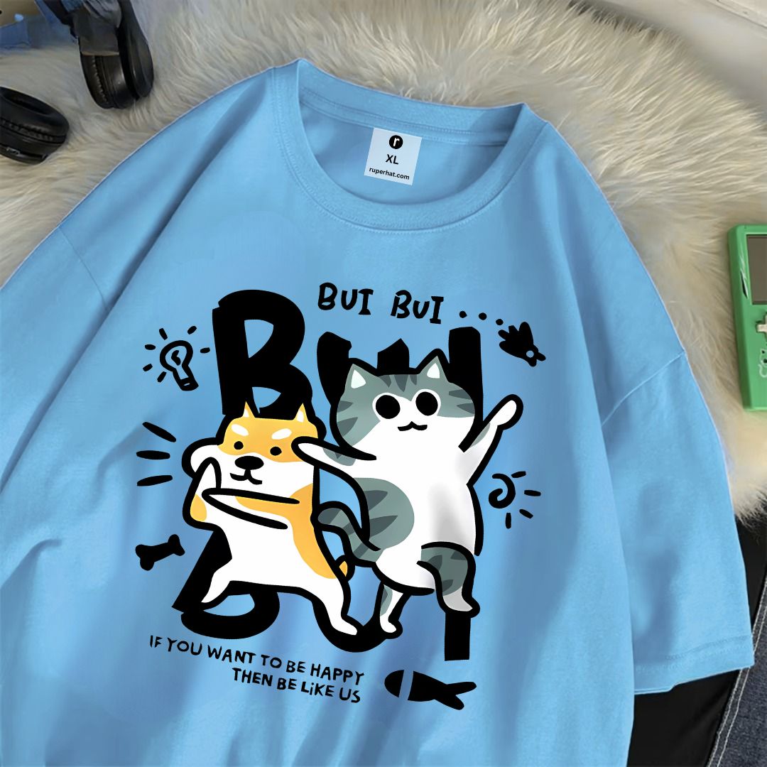 Boi Boi Cat and Dog Dancing Women T-Shirt