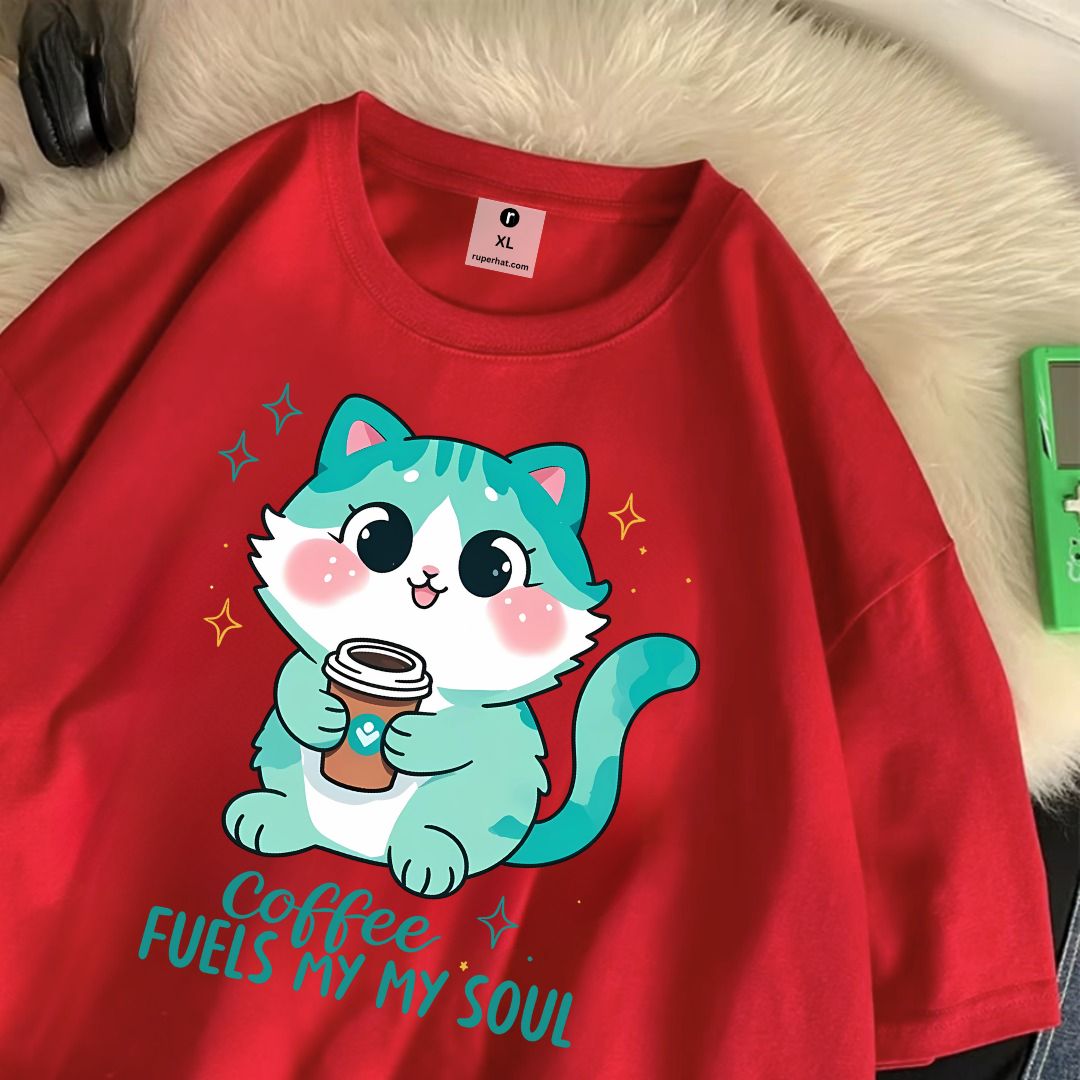 Coffee Fuels My My Soul Oversize T-Shirt