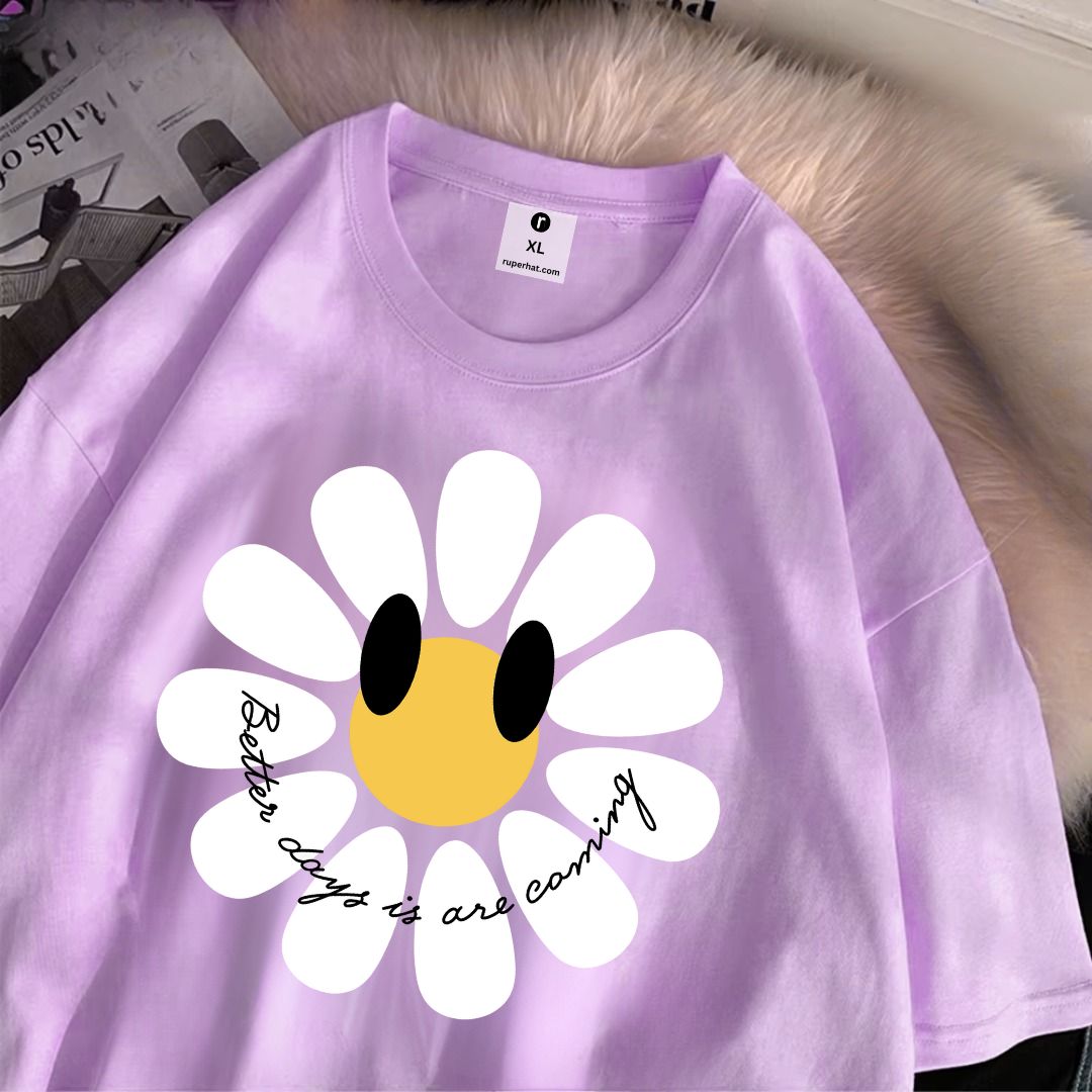 Better days is are Coming drop shoulder t-shirt