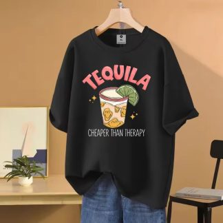 Tequila Design Drop Shoulder T-Shirt