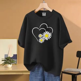 Love Sunflower Drop Shoulder T-Shirt