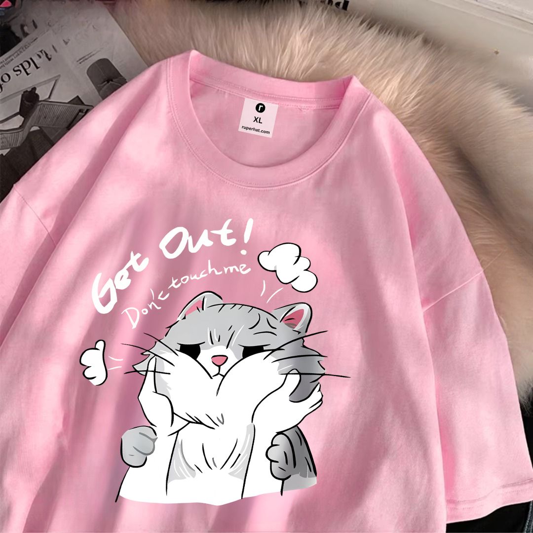 Get Out Oversize Drop Shoulder T-Shirt