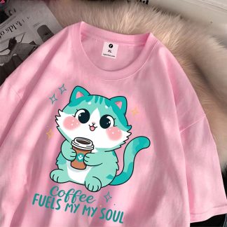 Coffee Fuels My My Soul Oversize T-Shirt