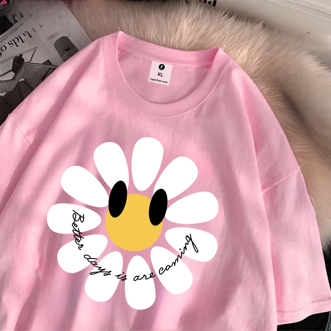 Better days is are Coming drop shoulder t-shirt