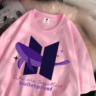 BTS Bulletproof Women Drop Shoulder T-Shirt