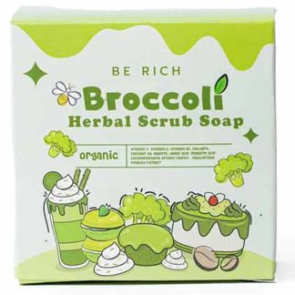 Broccoli Herbal Scrub Soap - 35g
