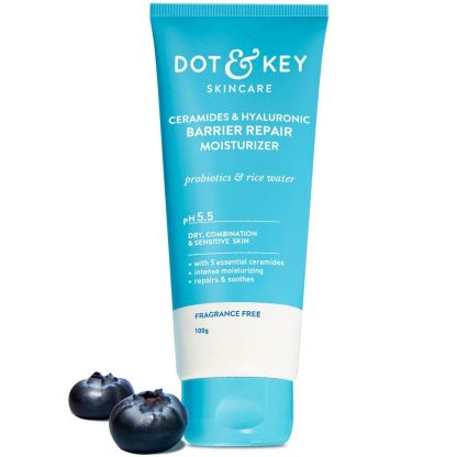 Dot and Key Ceramides and Hyaluronic Skin Barrier Repair Face Cream - 100g