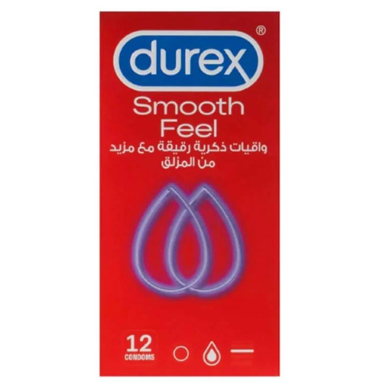 Durex Smooth Feel With Extra Lubrication Condom - 12Pcs
