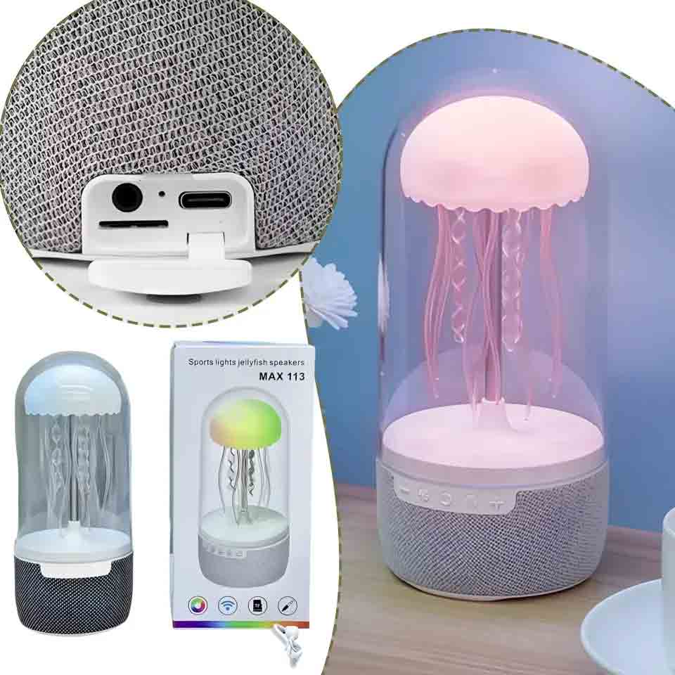 Max 113 Jellyfish Speaker with Colorful Octopus Lights