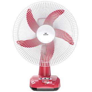 Walton Rechargeable Table Fan 14 WRTF14B Maroon