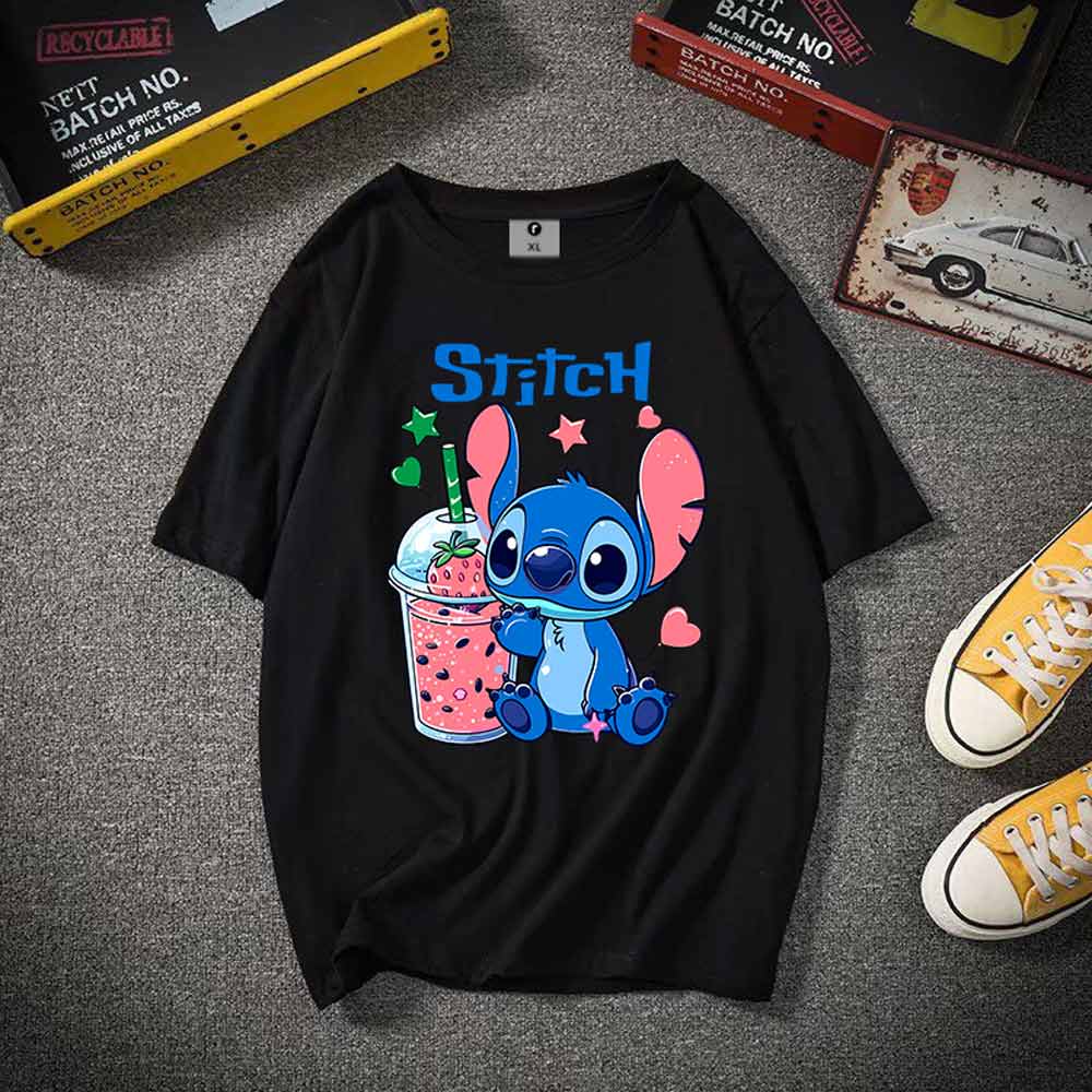 Stitch Design Oversize T-Shirt for Women