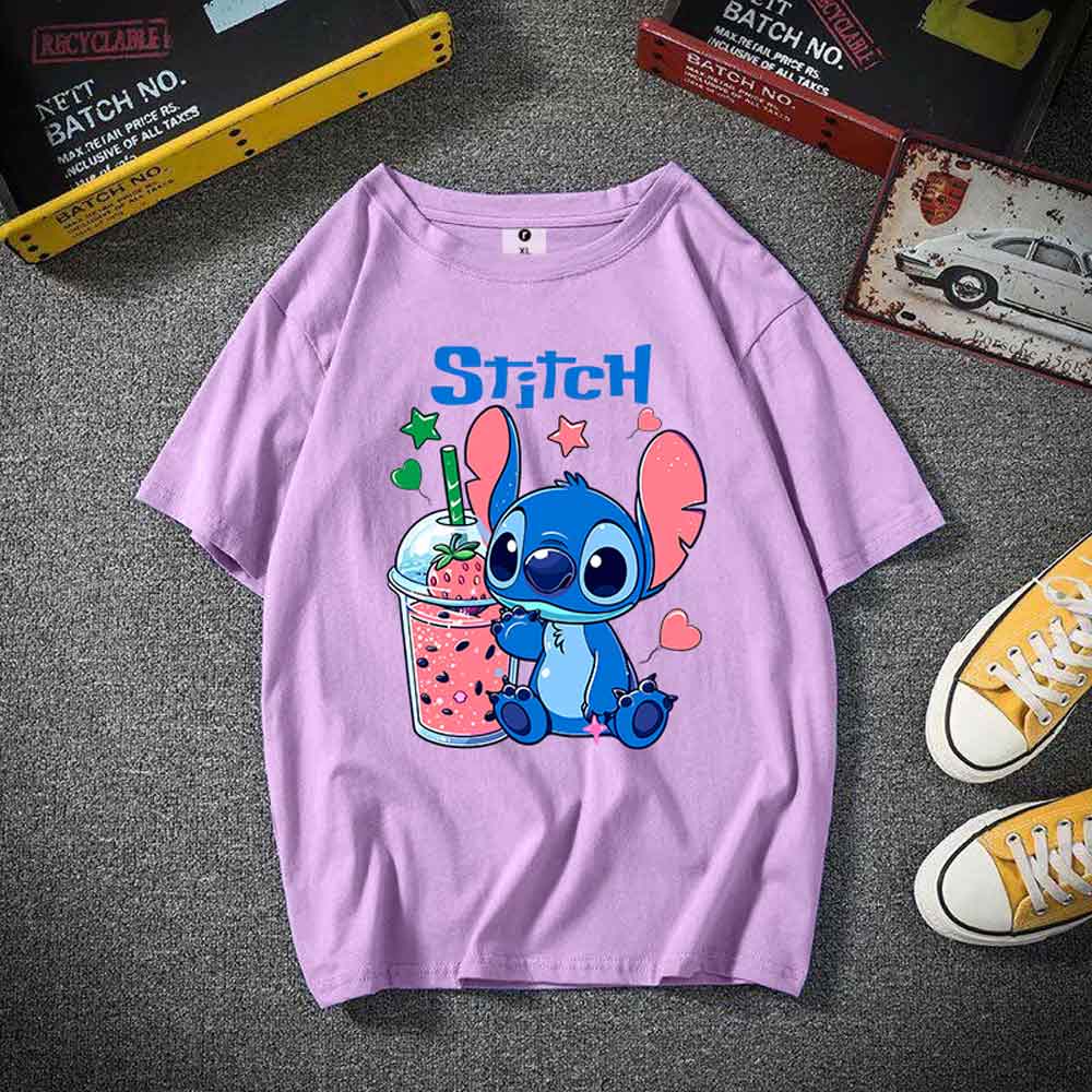 Stitch Design Oversize T-Shirt for Women