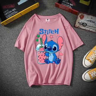 Stitch Design Oversize T-Shirt for Women