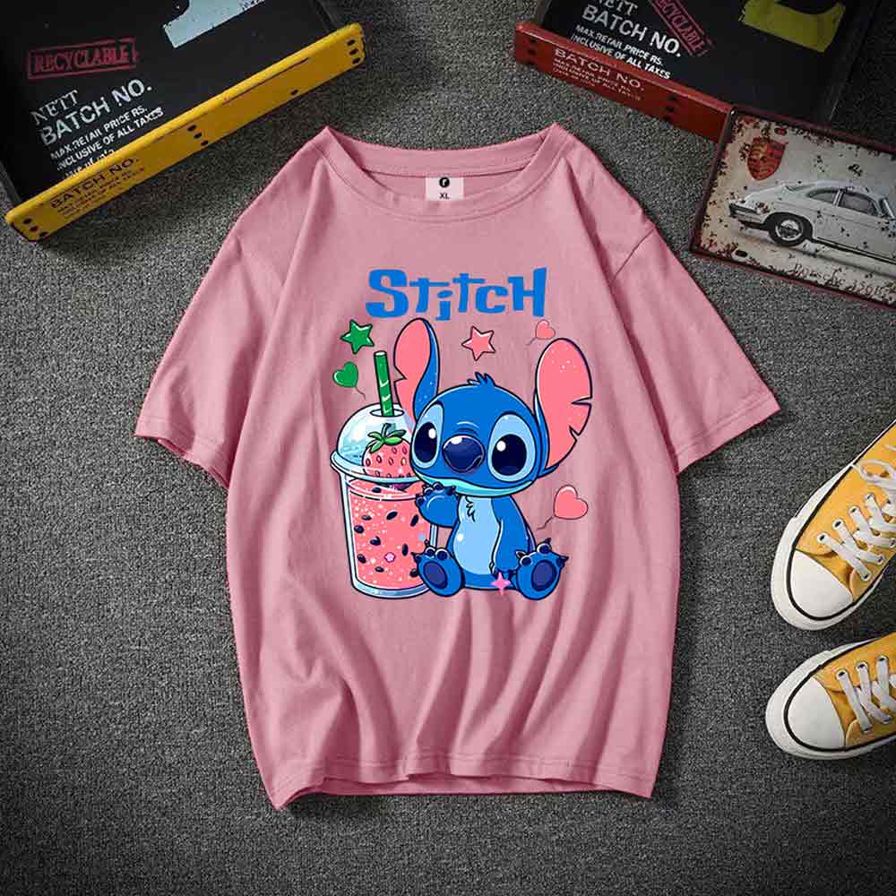 Stitch Design Oversize T-Shirt for Women