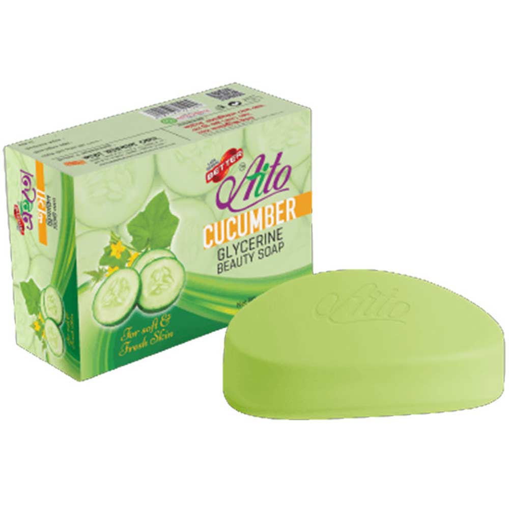 Aito Cucumber Glycerin Soap - 125gm