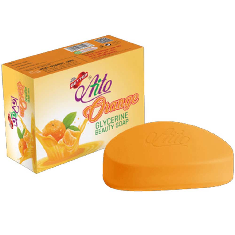 Aito Orange Glycerin Soap - 125gm