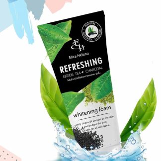 Eliza Helena Refreshing Whitening Foaming Facewash with Green Tea and Charcoal