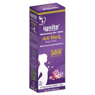 Ignite anti black zaffran body lotion -200ml