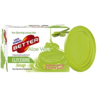Lata Herbal Better Aloevera Transparent Glycerin Soap - 125gm