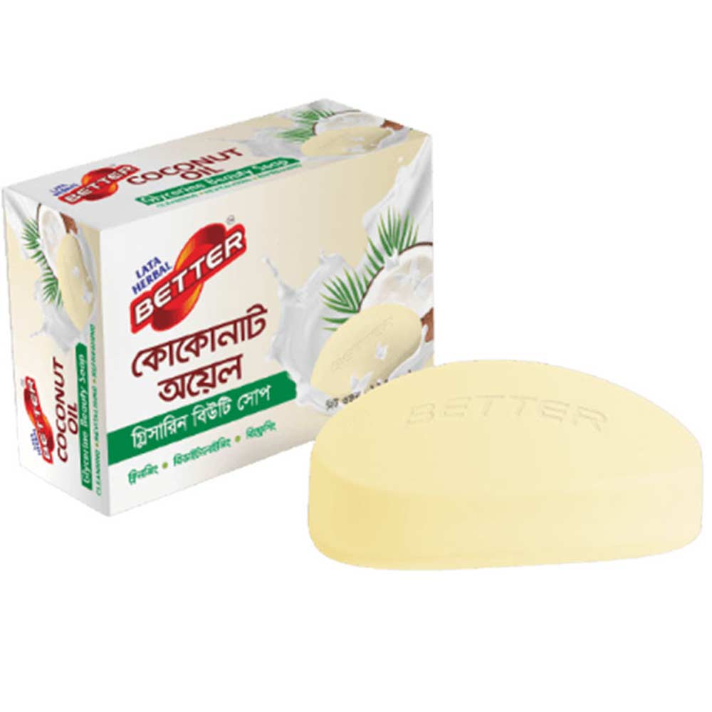Lata Herbal Better Coconut Glycerin Soap - 125gm