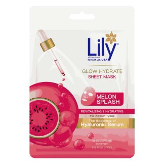 Lily Glow Hydrate Sheet Mask Melon Splash -25ml