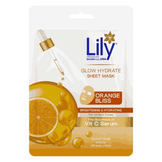 Lily Glow Hydrate Sheet Mask Orange Bliss -25ml
