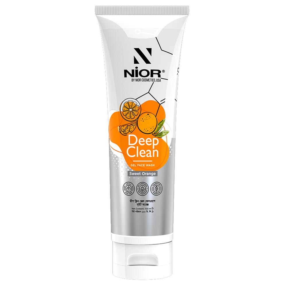Nior Deep Clean Gel Face Wash Sweet Orange -100ml