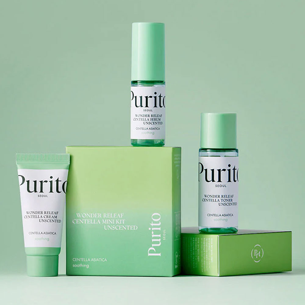 Purito wonder Releaf Centella Unscented Mini Kit