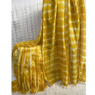 Shibori dye silk saree – 103