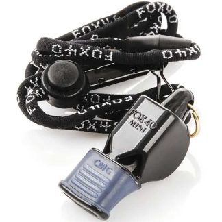 Whistle Fox 40 Classic Plastic Sports Referee Whistle - Black