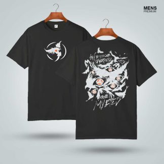 Anime Design Black Color T-Shirt for Men