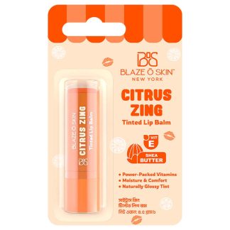 Blaze O Skin Citrus Zing Tinted Lip Balm -4.5gm