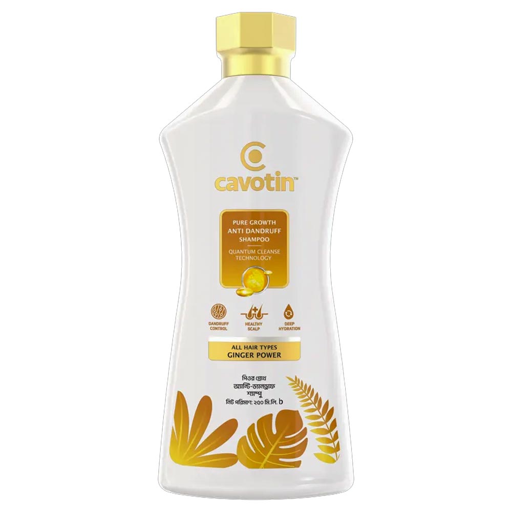 Cavotin Pure Growth Anti-dandruff Shampoo -250ml