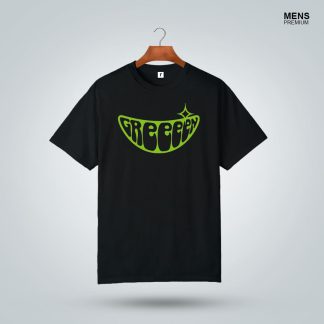 Greeeen Black Color T-Shirt for Men