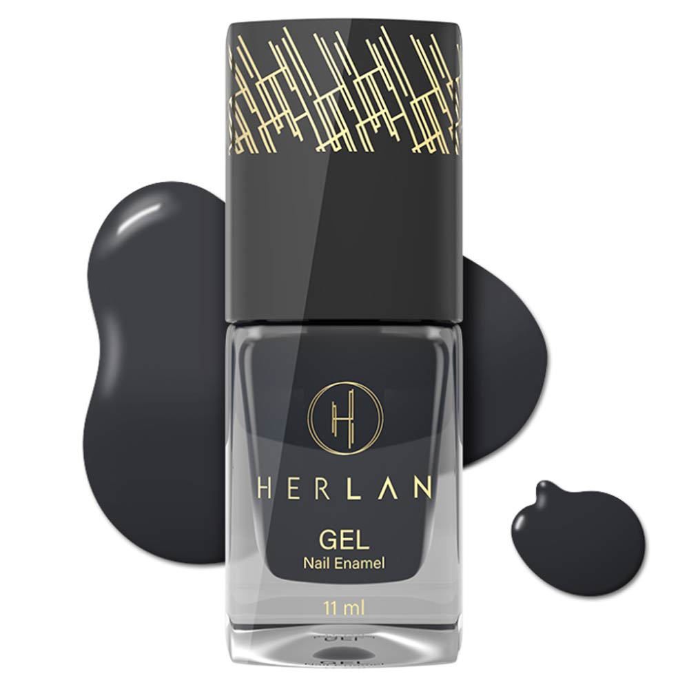Herlan Gel Nail Enamel Pitch Ink
