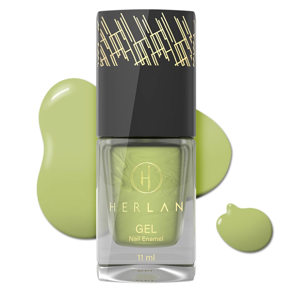 Herlan Gel Nail Enamel Screaming Green