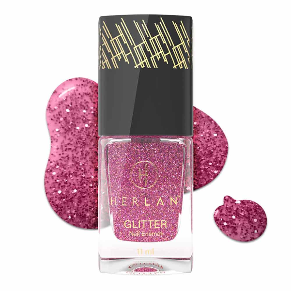 Herlan Glitter Nail Enamel Blossom Fairy
