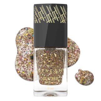 Herlan Glitter Nail Enamel Glistening Gold